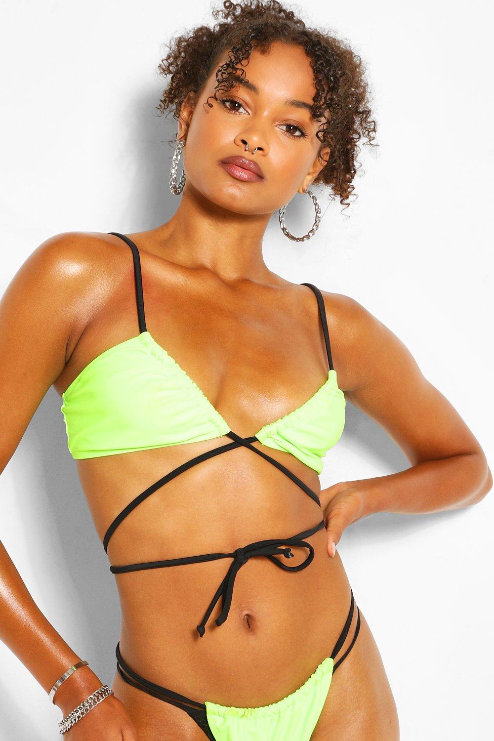 Criss Cross Micro Strappy Bikini