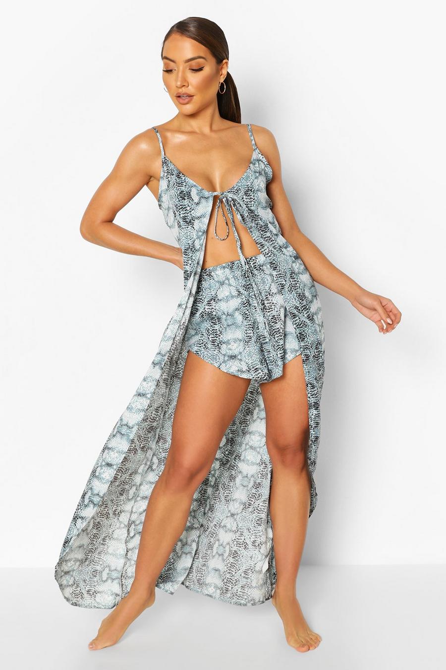 Snake Maxi Short Beach Co-ord image number 1