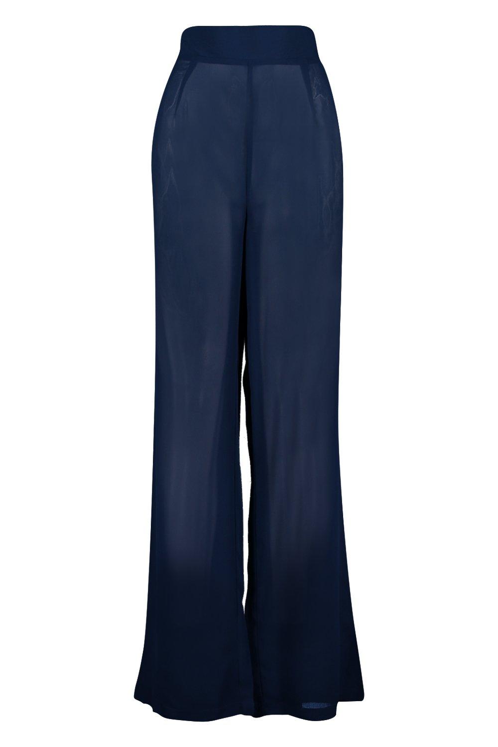 navy beach trousers