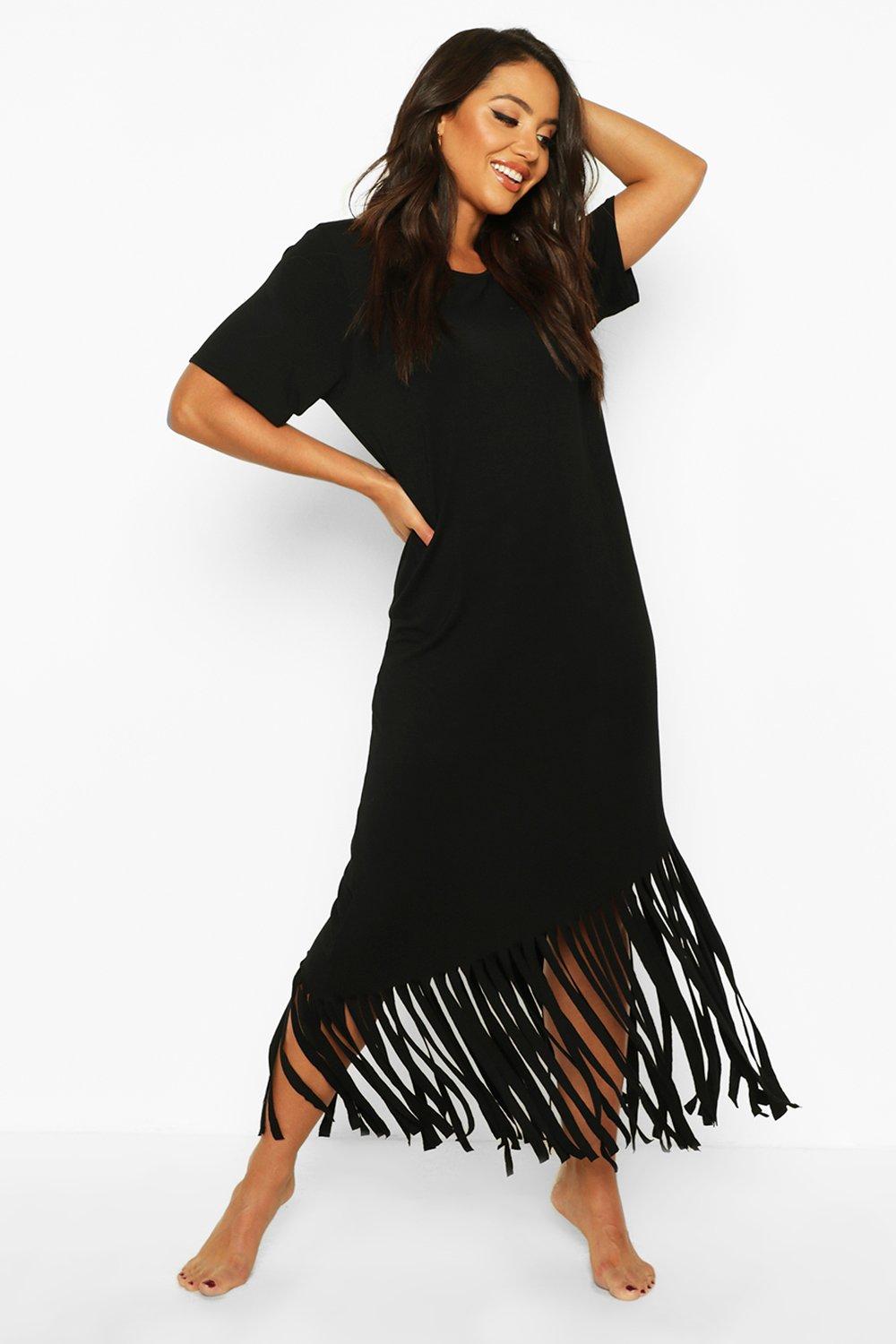 tassel beach dress