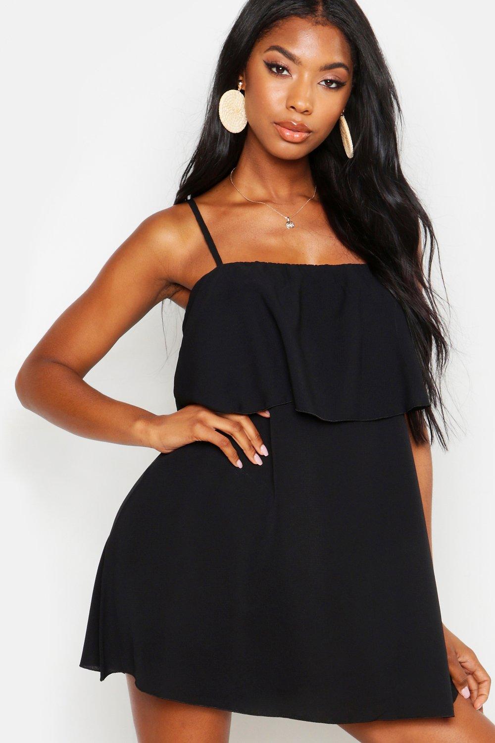 black strappy sundress