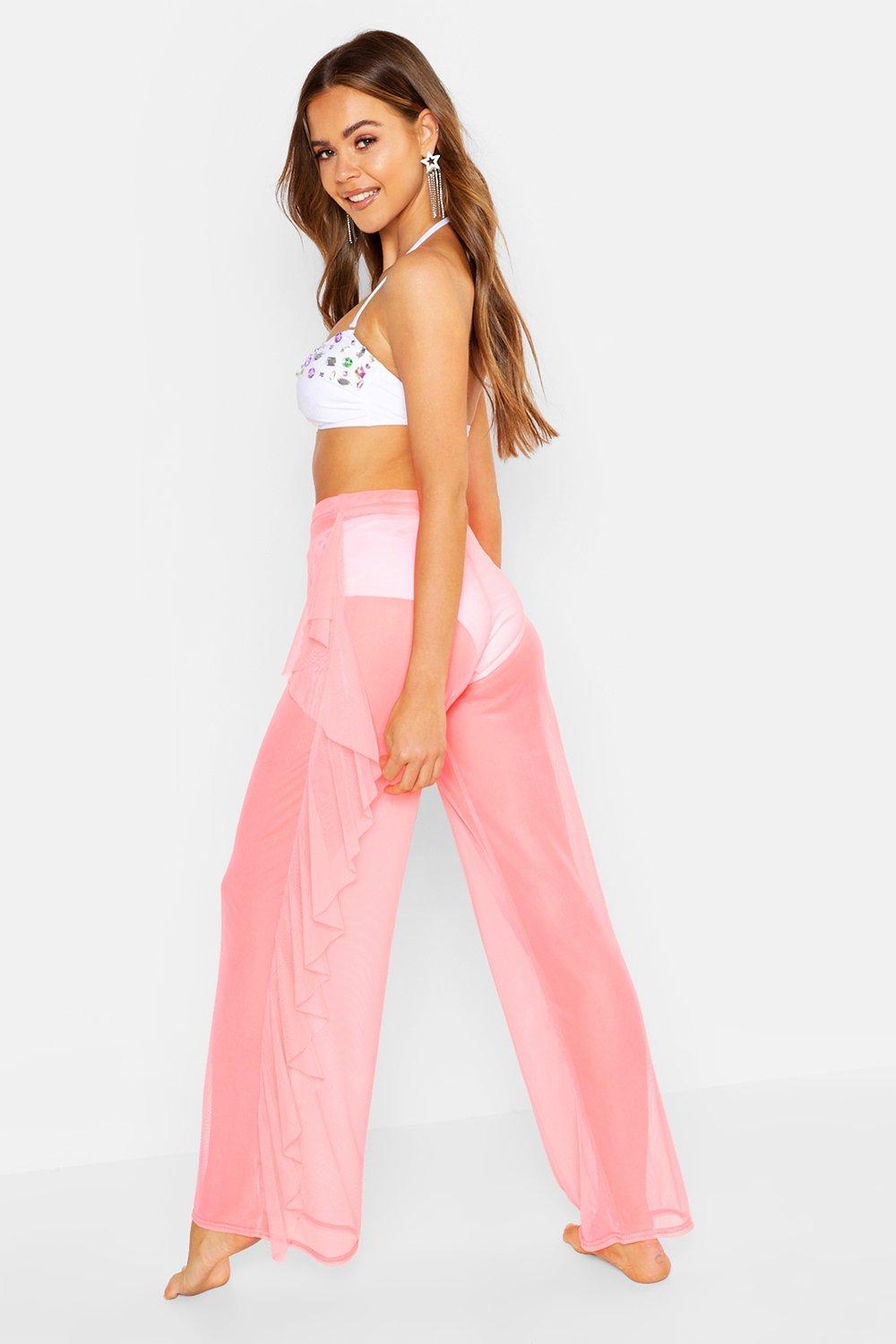 Pink beach shop pants