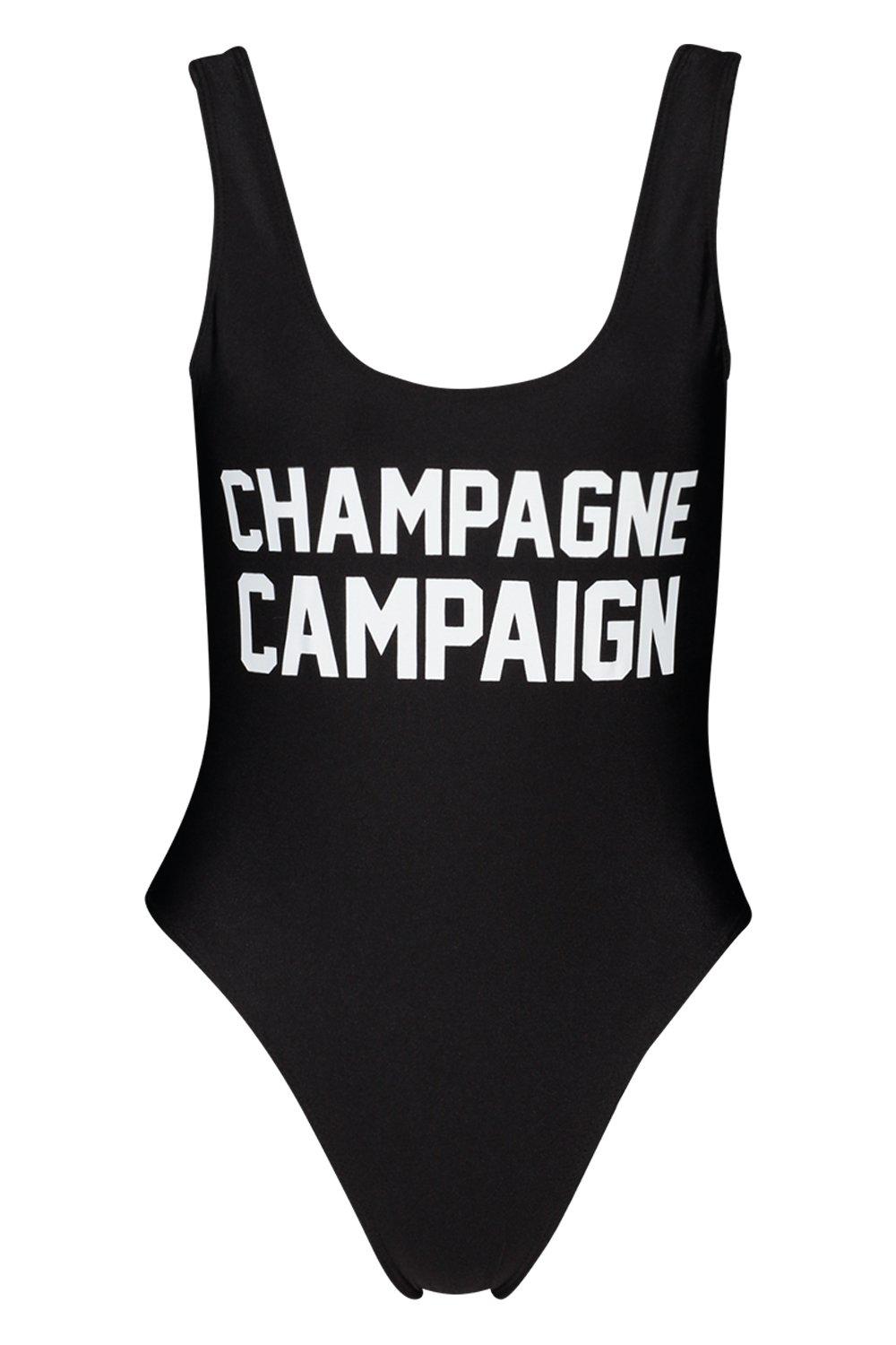 Champagne Campaign Swimsuit 