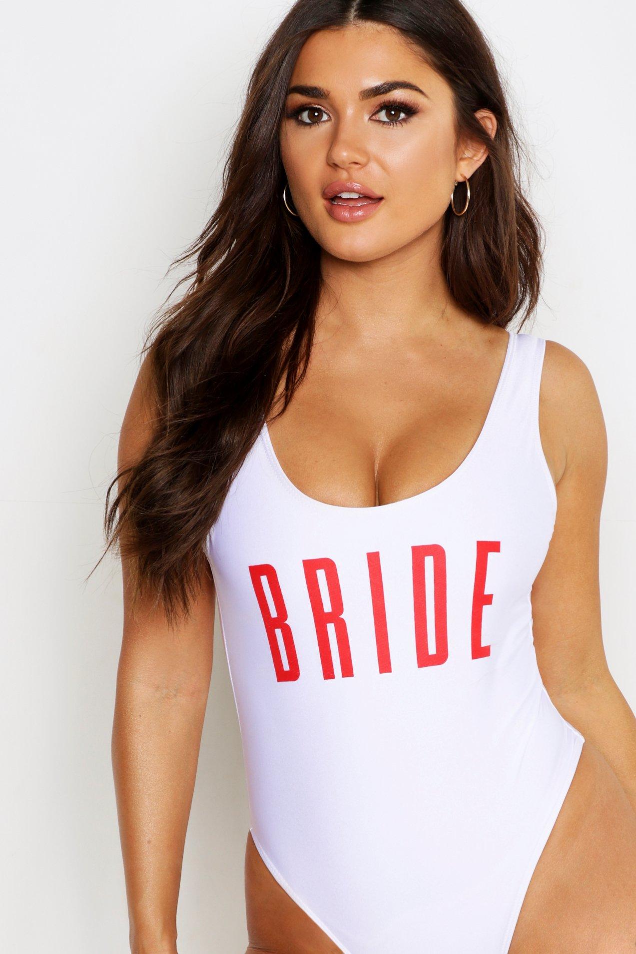 Boohoo store bride swimsuit