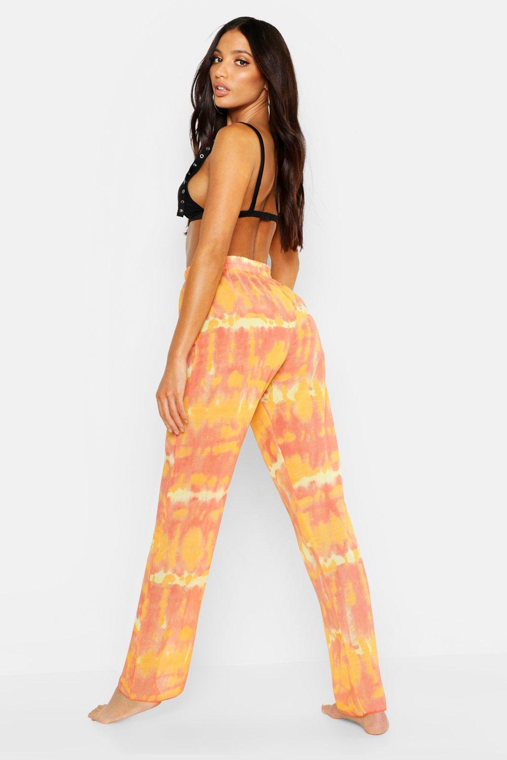Pantalones campana desteñidos hot sale