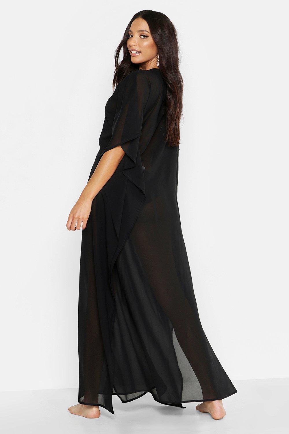 Long black 2025 kaftan uk