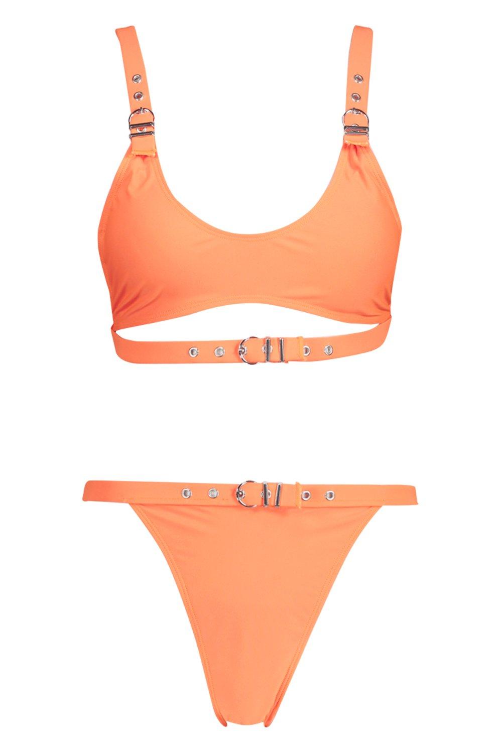 orange bikini