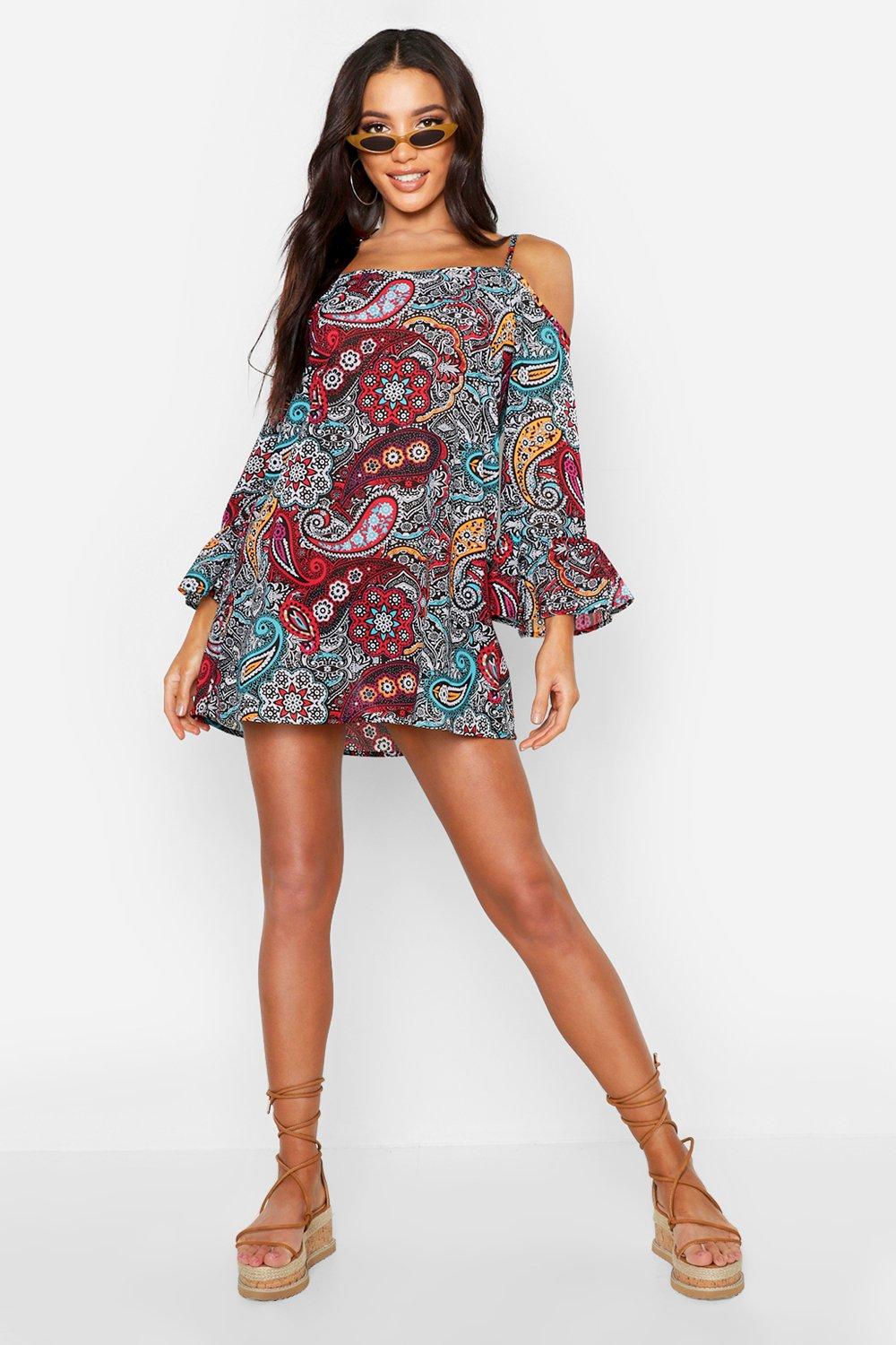 paisley beach dress