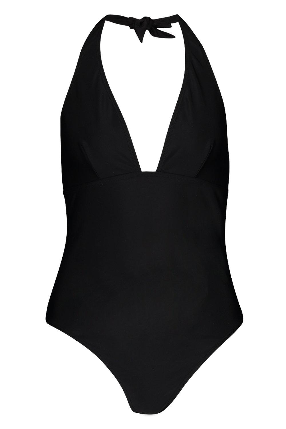 Maillot de bain une piece noir dos discount nu