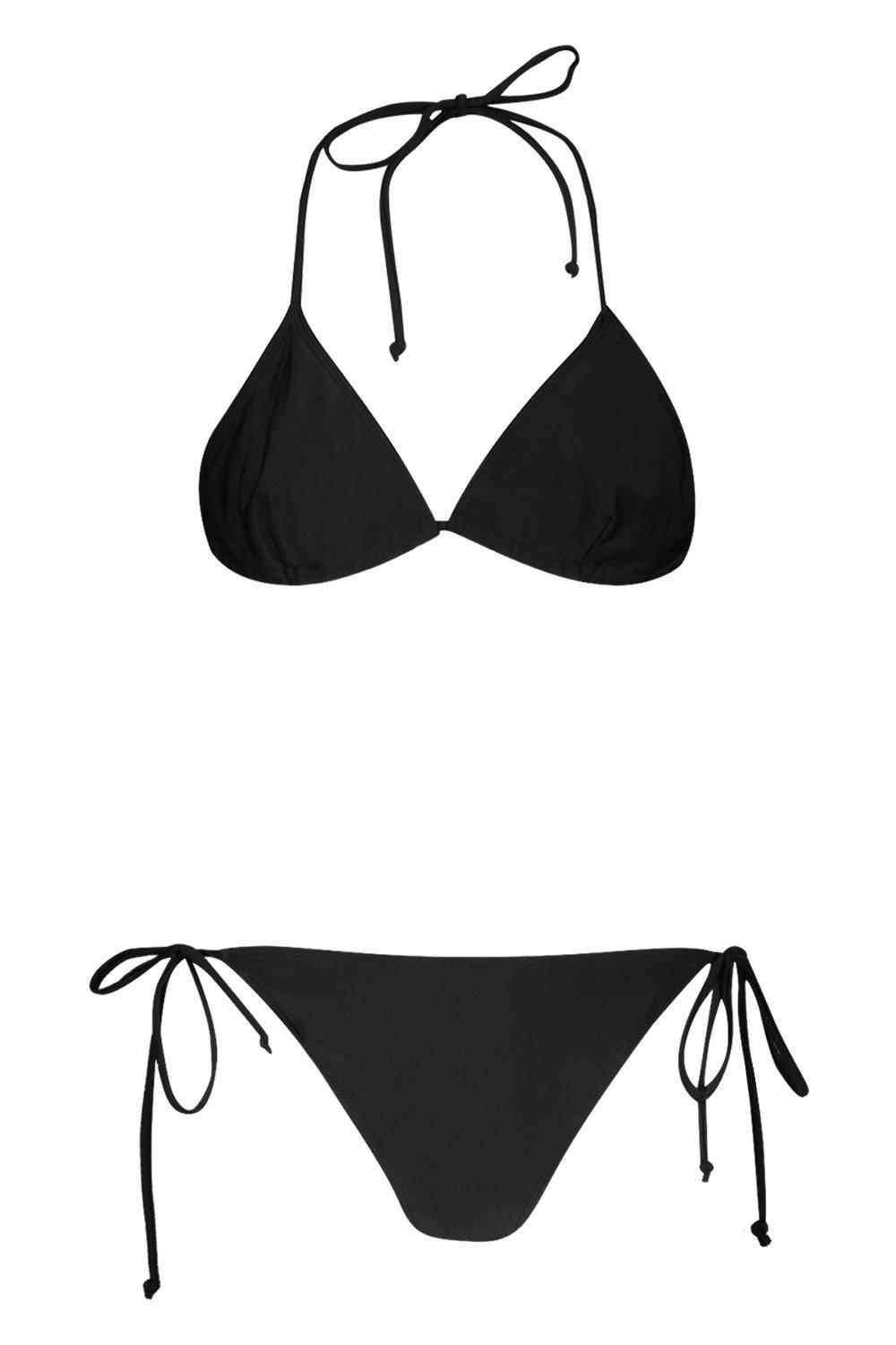 werkzaamheid Naar boven hoek Minimal Tan Line Triangle Bikini | boohoo
