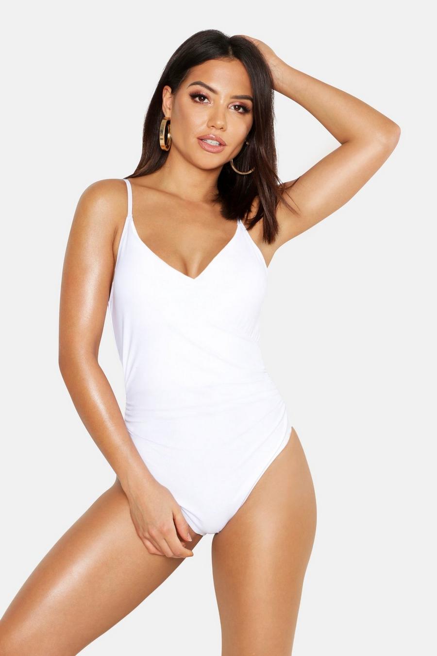 Control Wrap Over Swimsuit image number 1