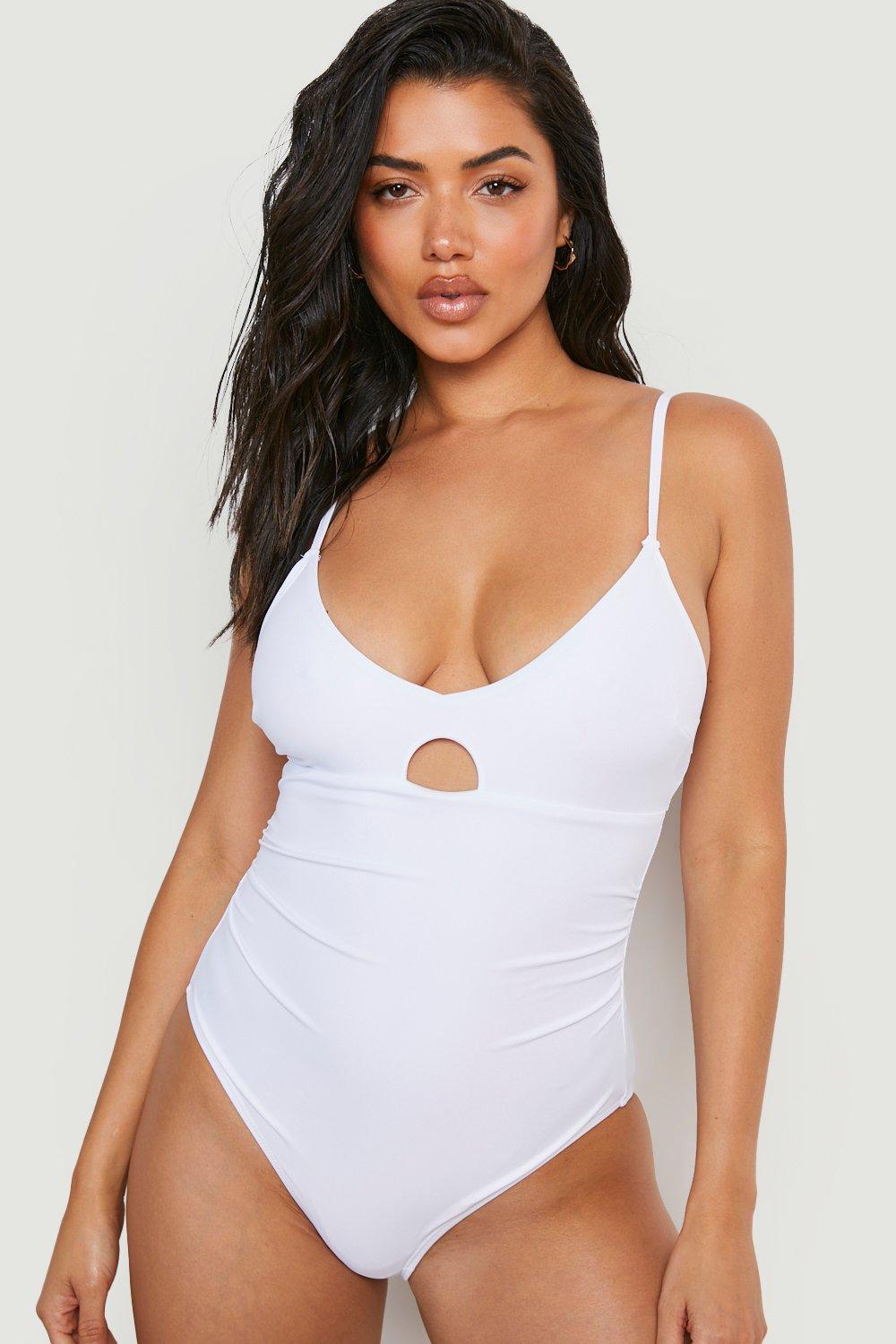 Control Plunge Key Hole Swimsuit