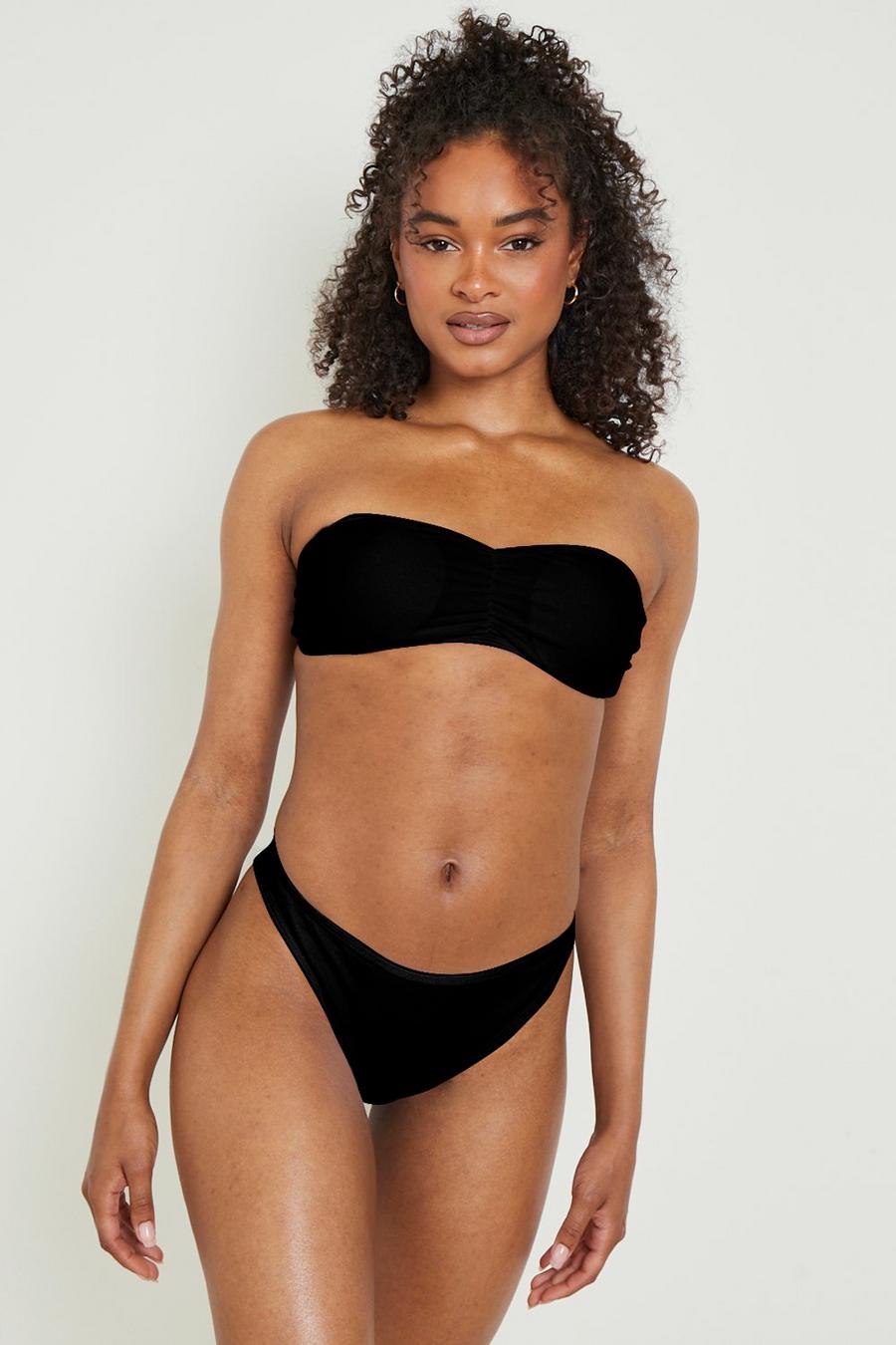 Set bikini a fascia, Black image number 1