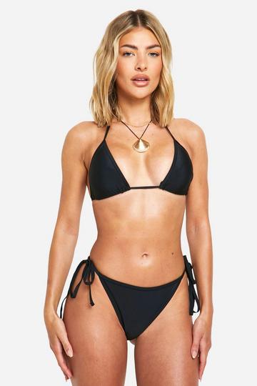 Driehoekige Bikini Set black