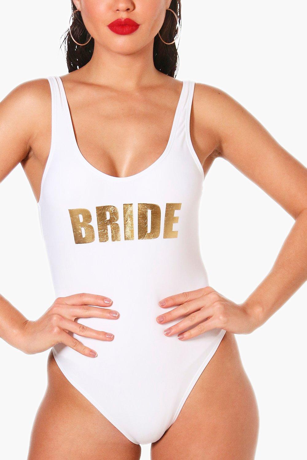 boohoo bride swimsuit