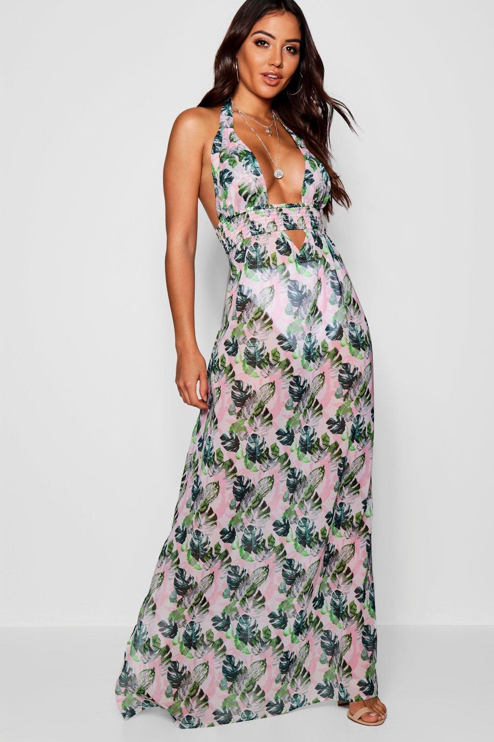 boohoo leaf dress