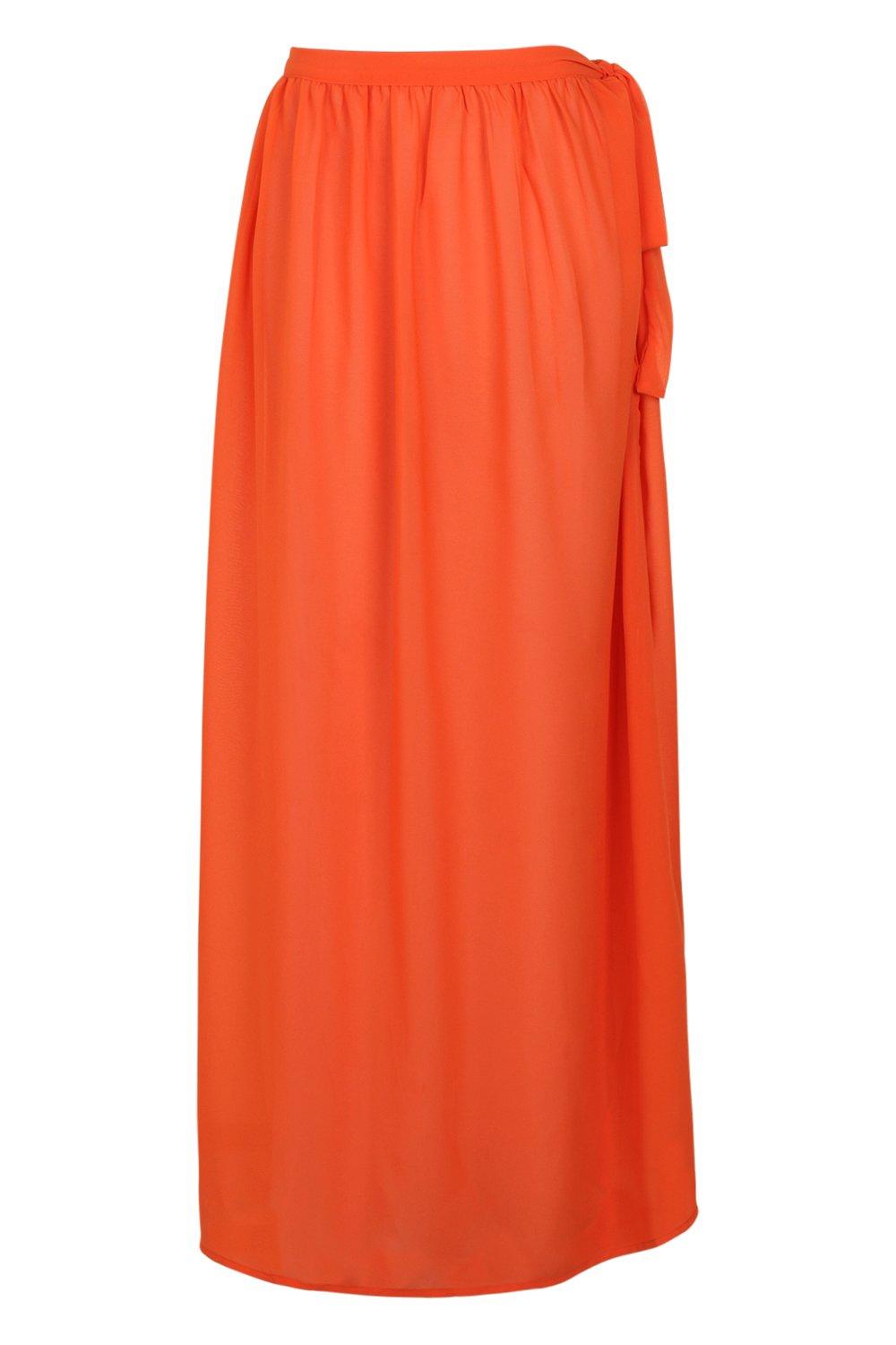 Sarong skirt boohoo sales