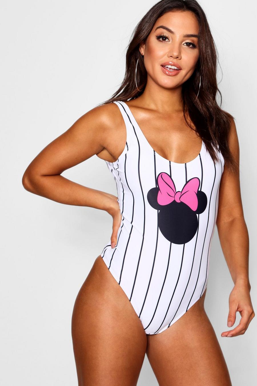 Disney Badeanzug mit Mouse und Streifen image number 1