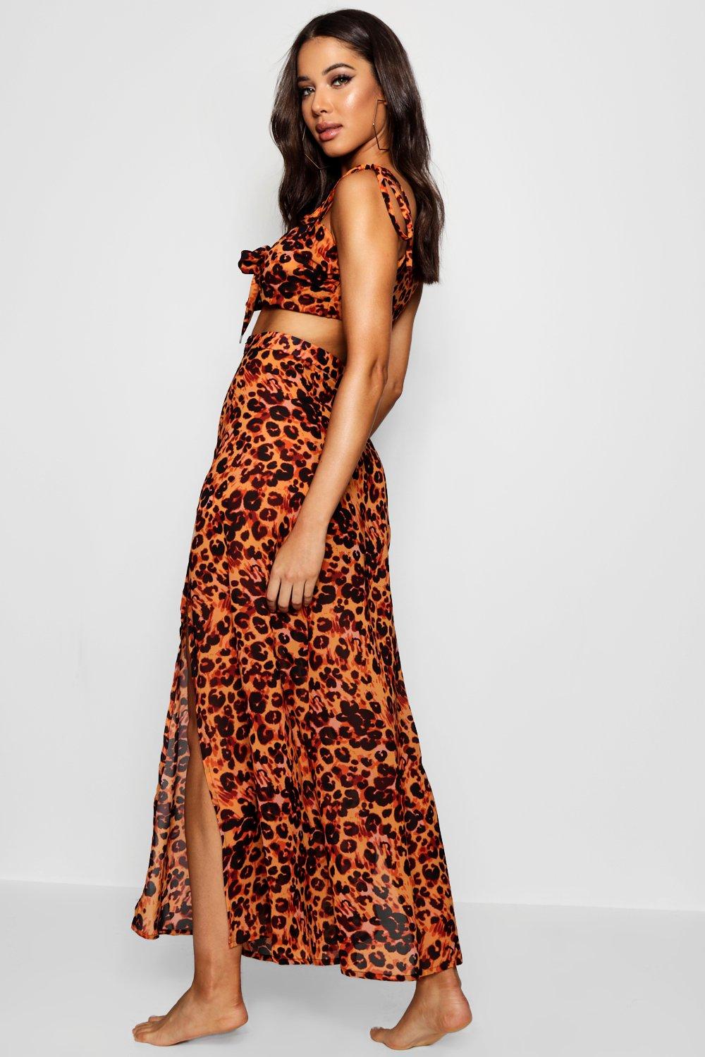 beach co ord maxi skirt