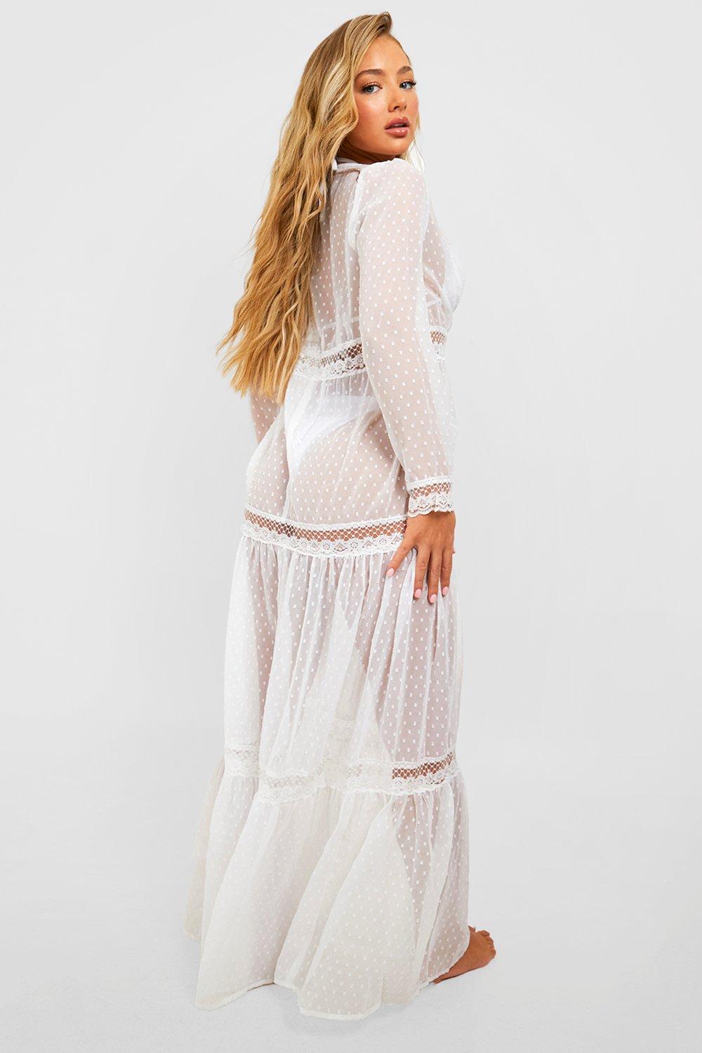 Boho Lace Beach Dress