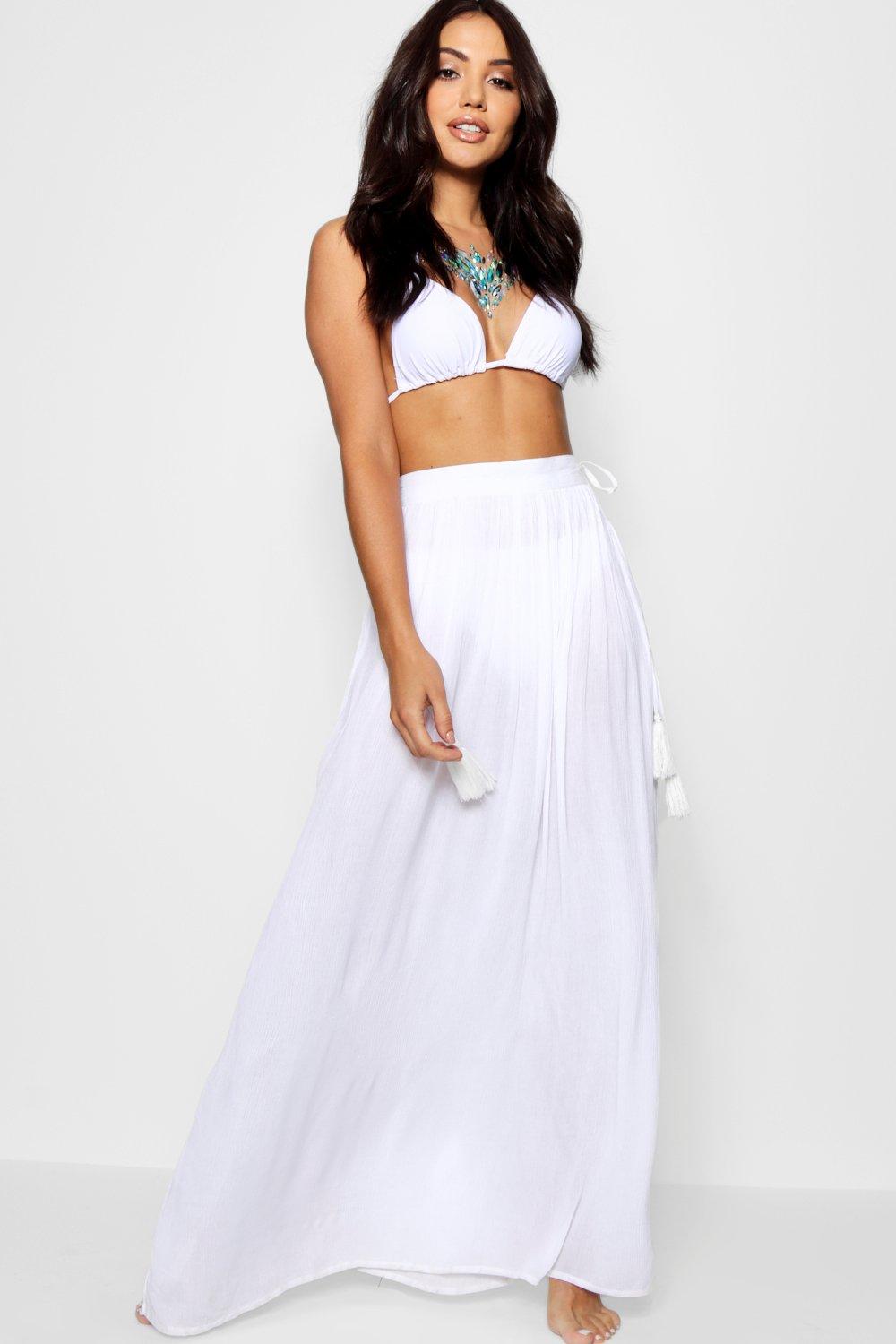 Becky Beach Maxi Skirt | boohoo