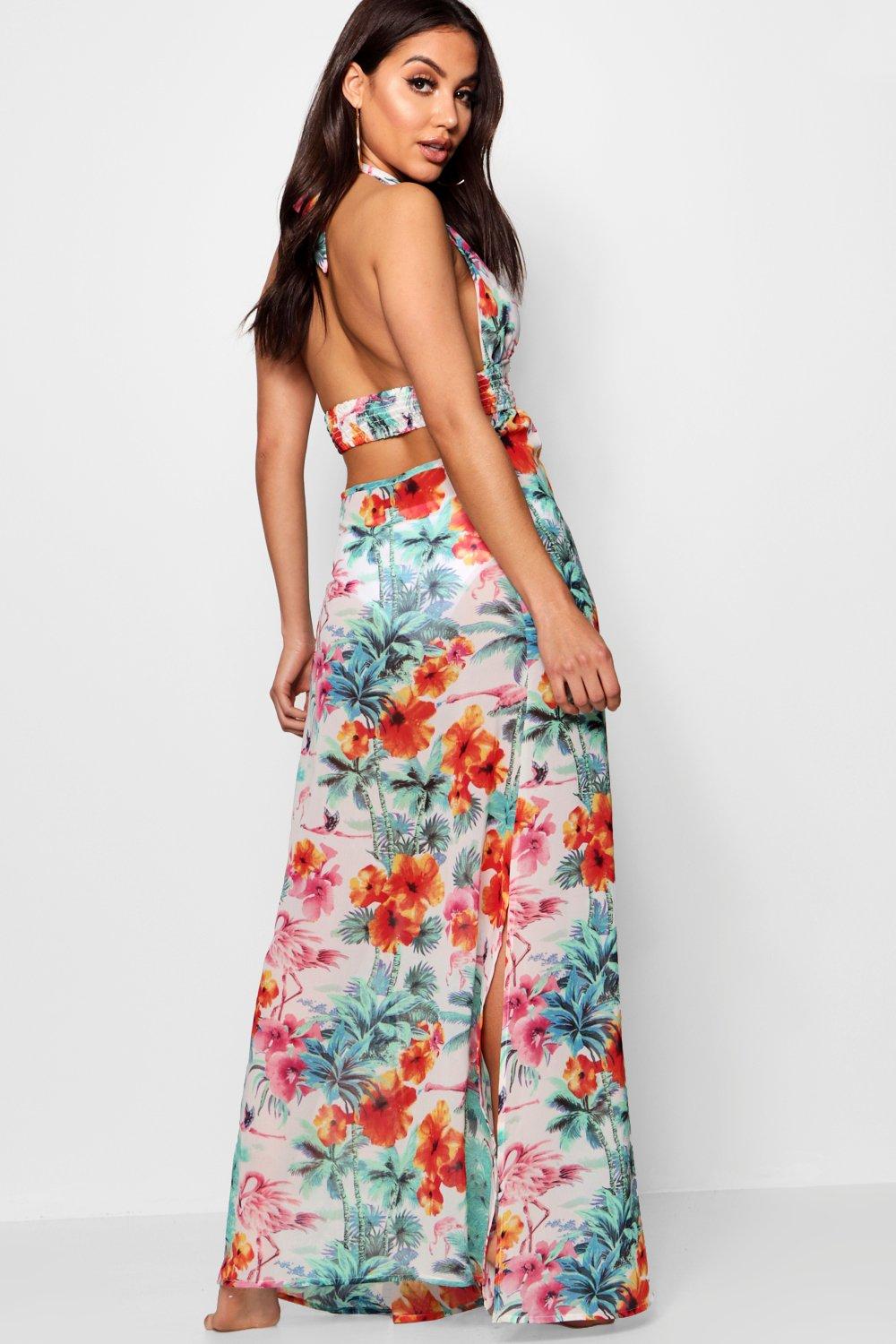 Flamingo Maxi Dress