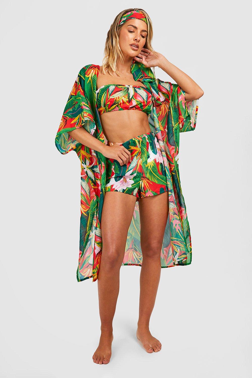 Tropicana Four Piece Beach Two-Piece Set