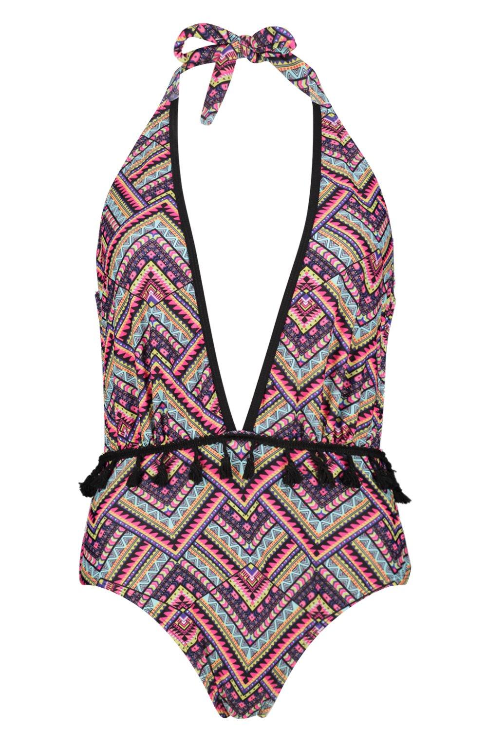 Morocco Tribal Tassel Swimsuit