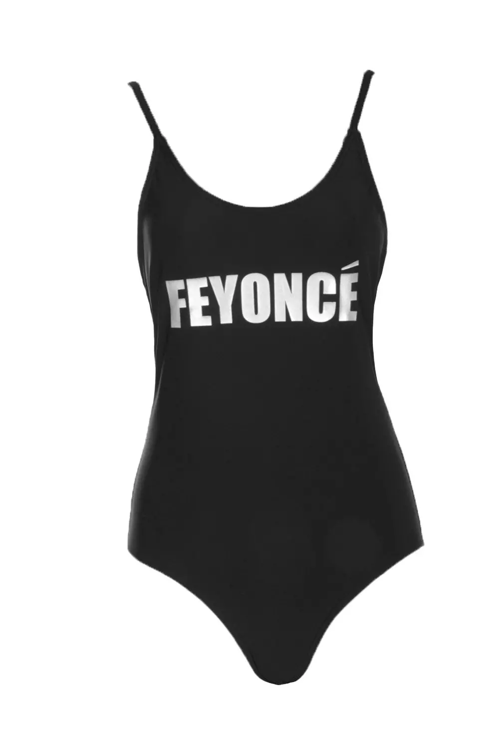 Jamaica Feyonce Slogan Scoop Swimsuit