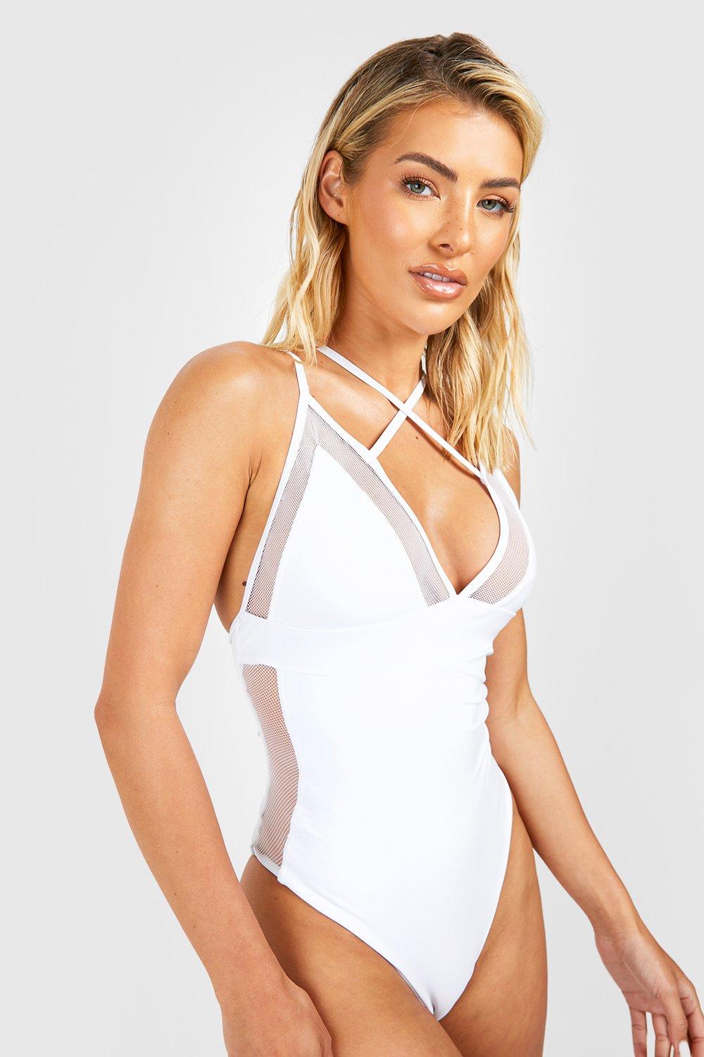 Boohoo front cheap thong swimsuit