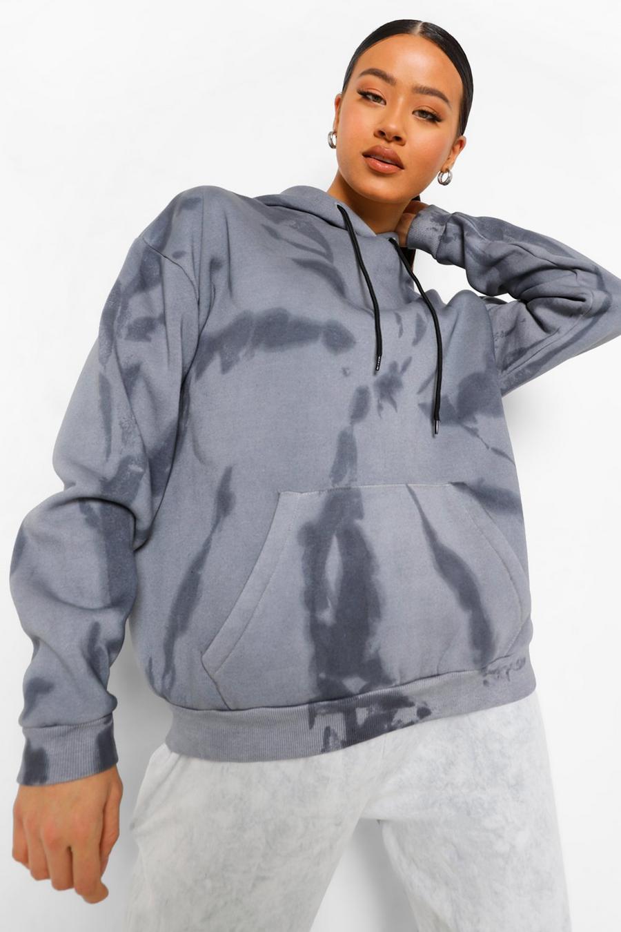 Tall - Oversize hoodie med fjärilar image number 1
