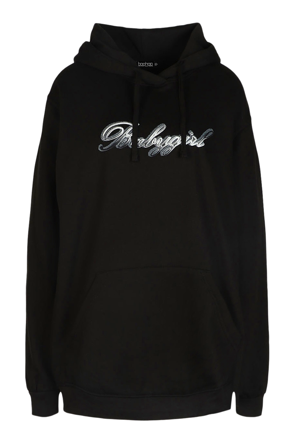 Tall Oversized Babygirl Slogan Hoodie boohoo CA