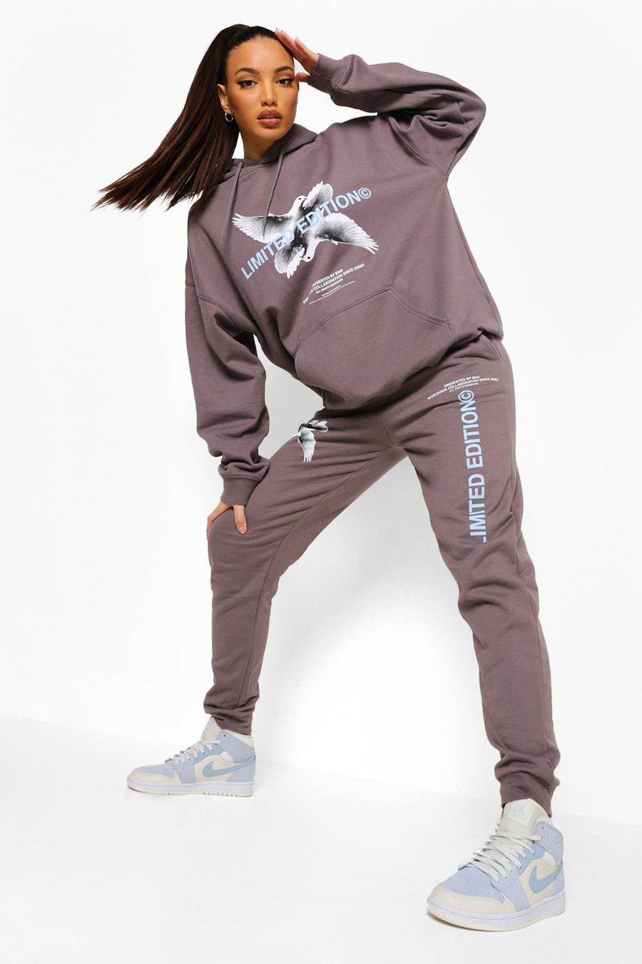 Tall Dove Graphic Joggers image number 1