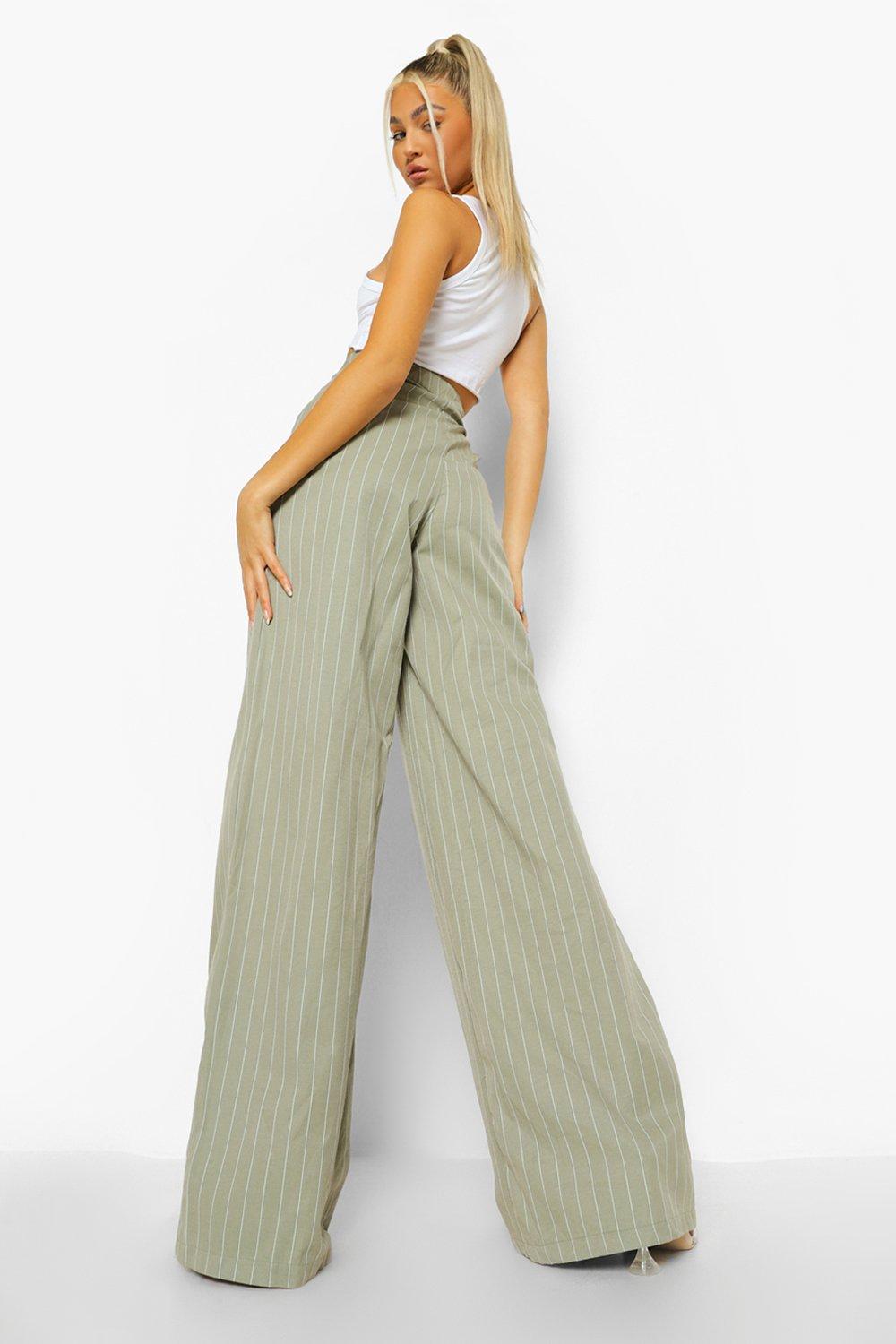 Tall Premium High Waisted Tailored Wide Leg Pants