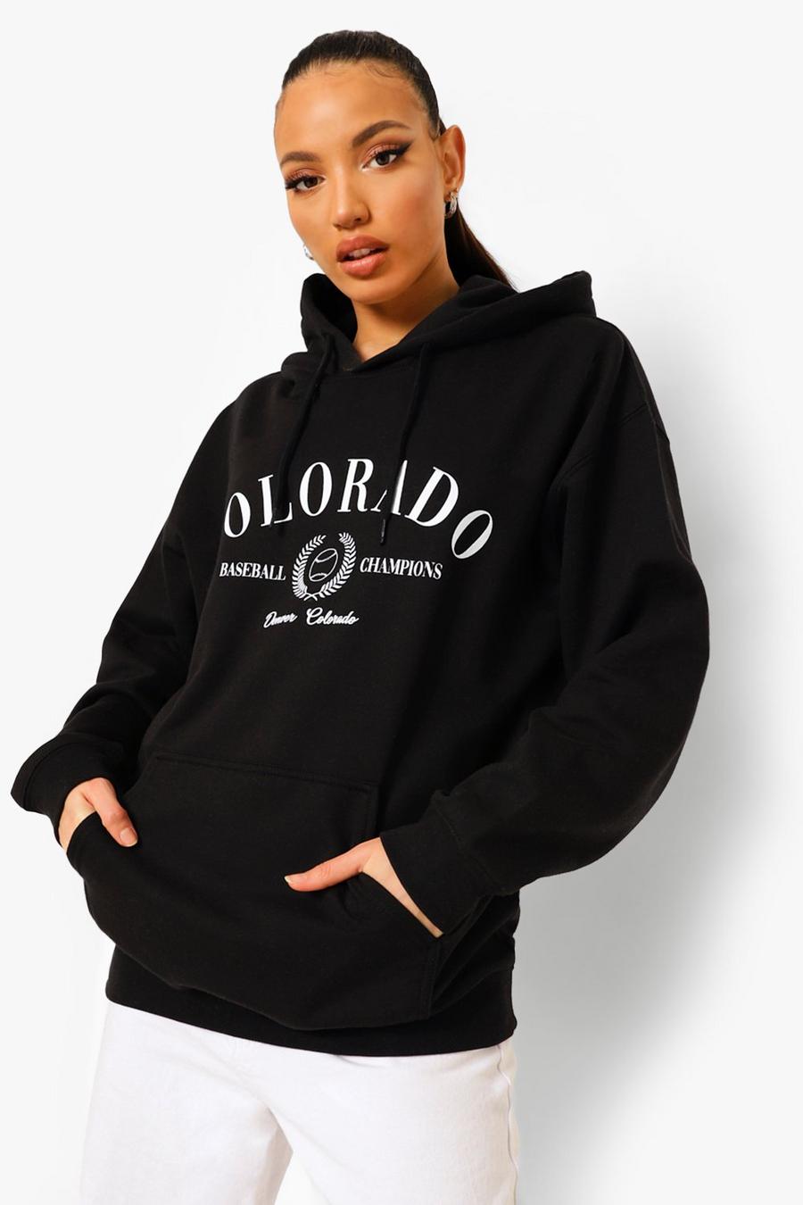 Tall - "Colorado" Hoodie med tryck image number 1