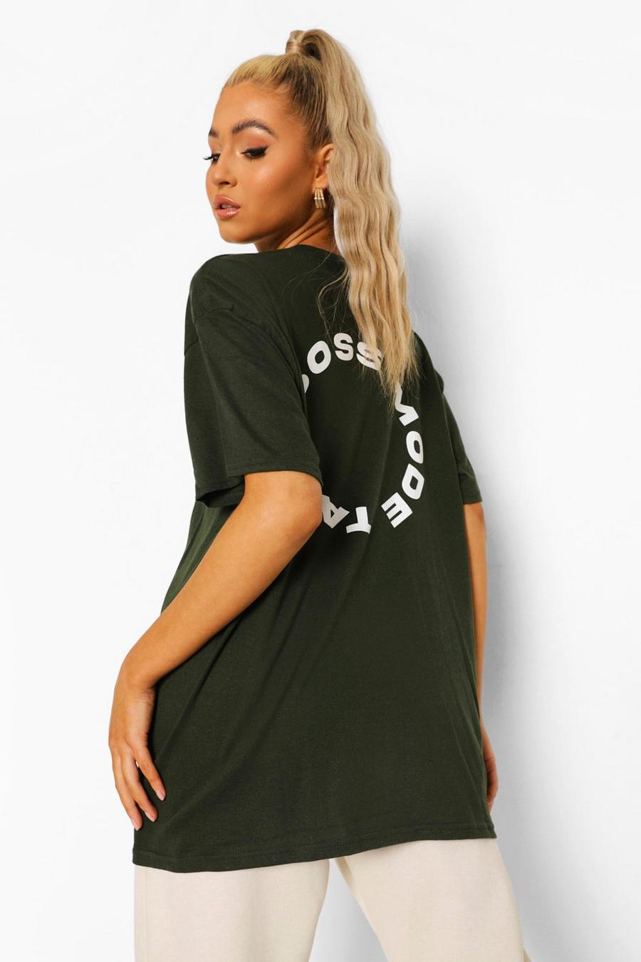 Forest Tall - "Boss Mode" T-shirt med tryck bak image number 1