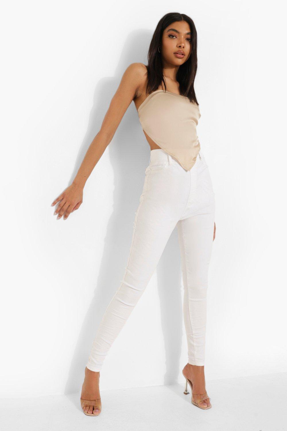 Tall 2025 white jeggings