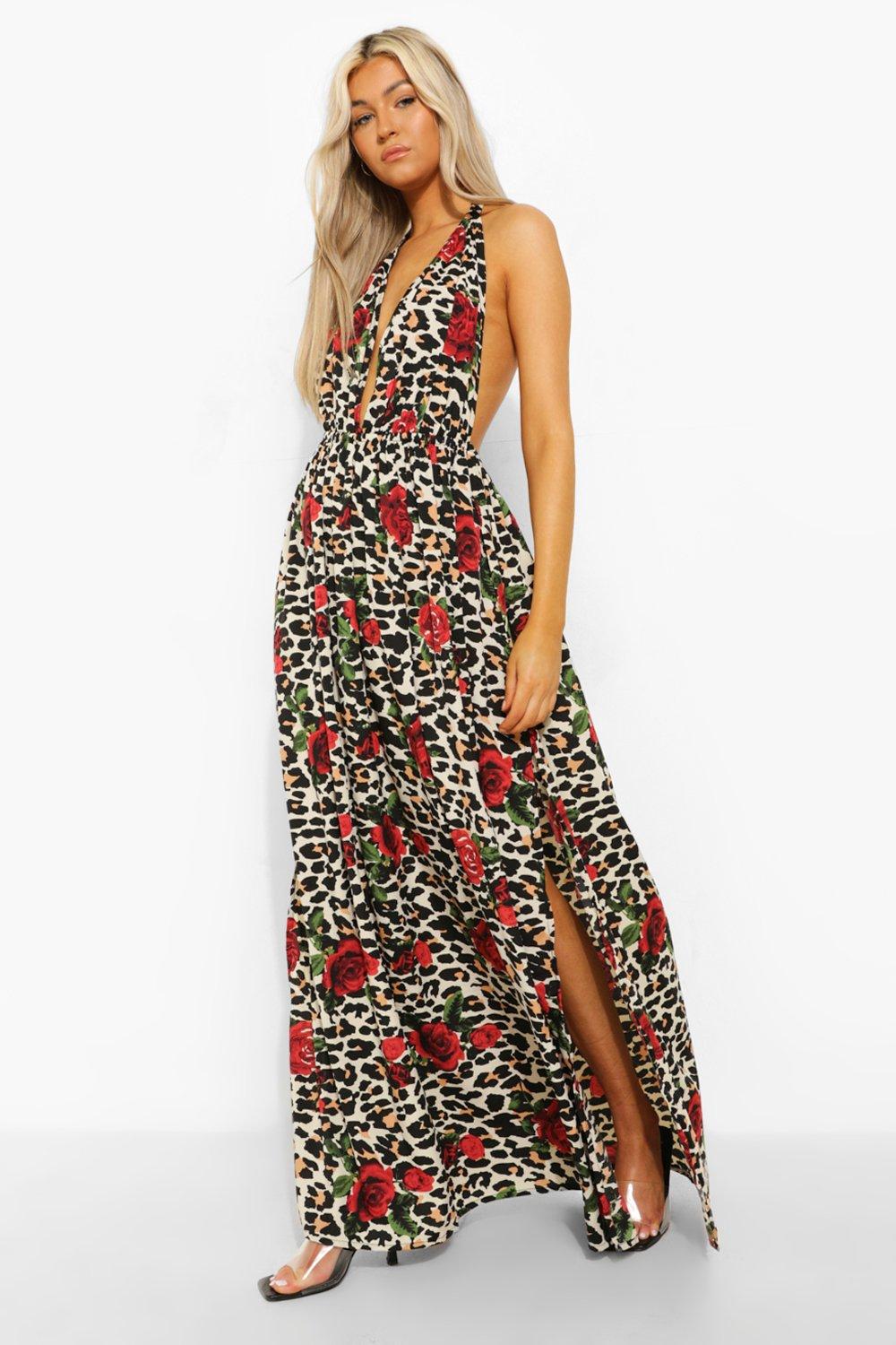 Leopard 2025 rose dress