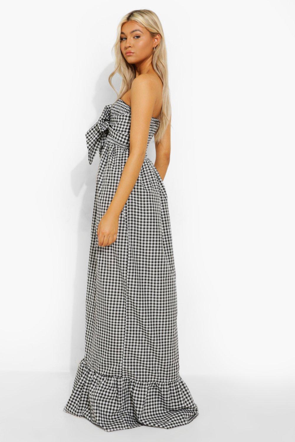 Gingham ball outlet gown