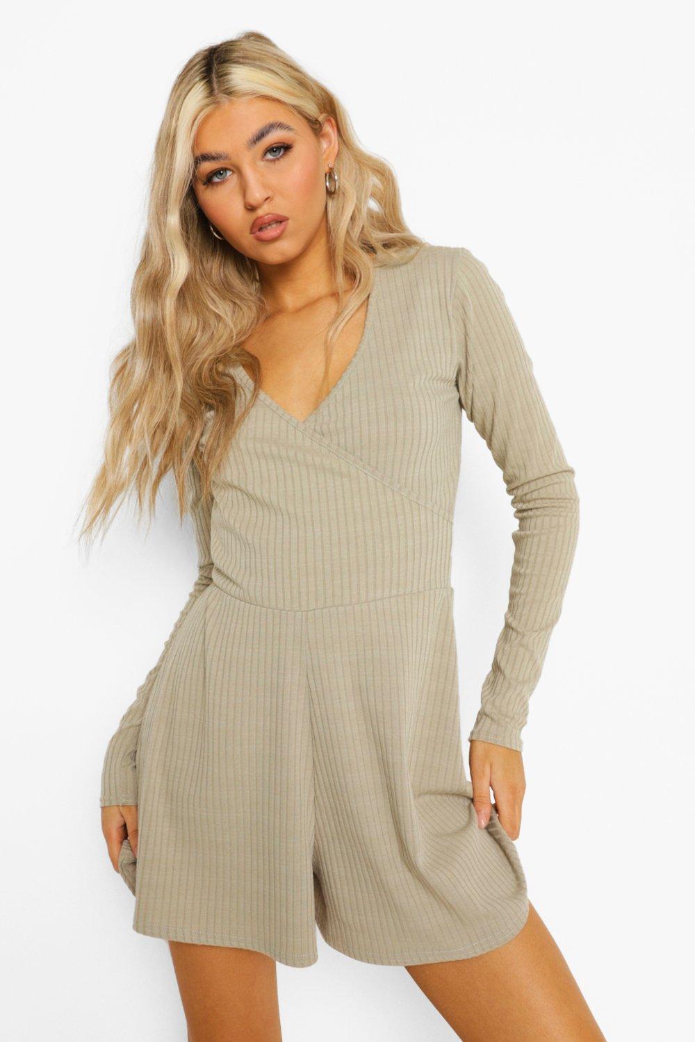 wrapover playsuit