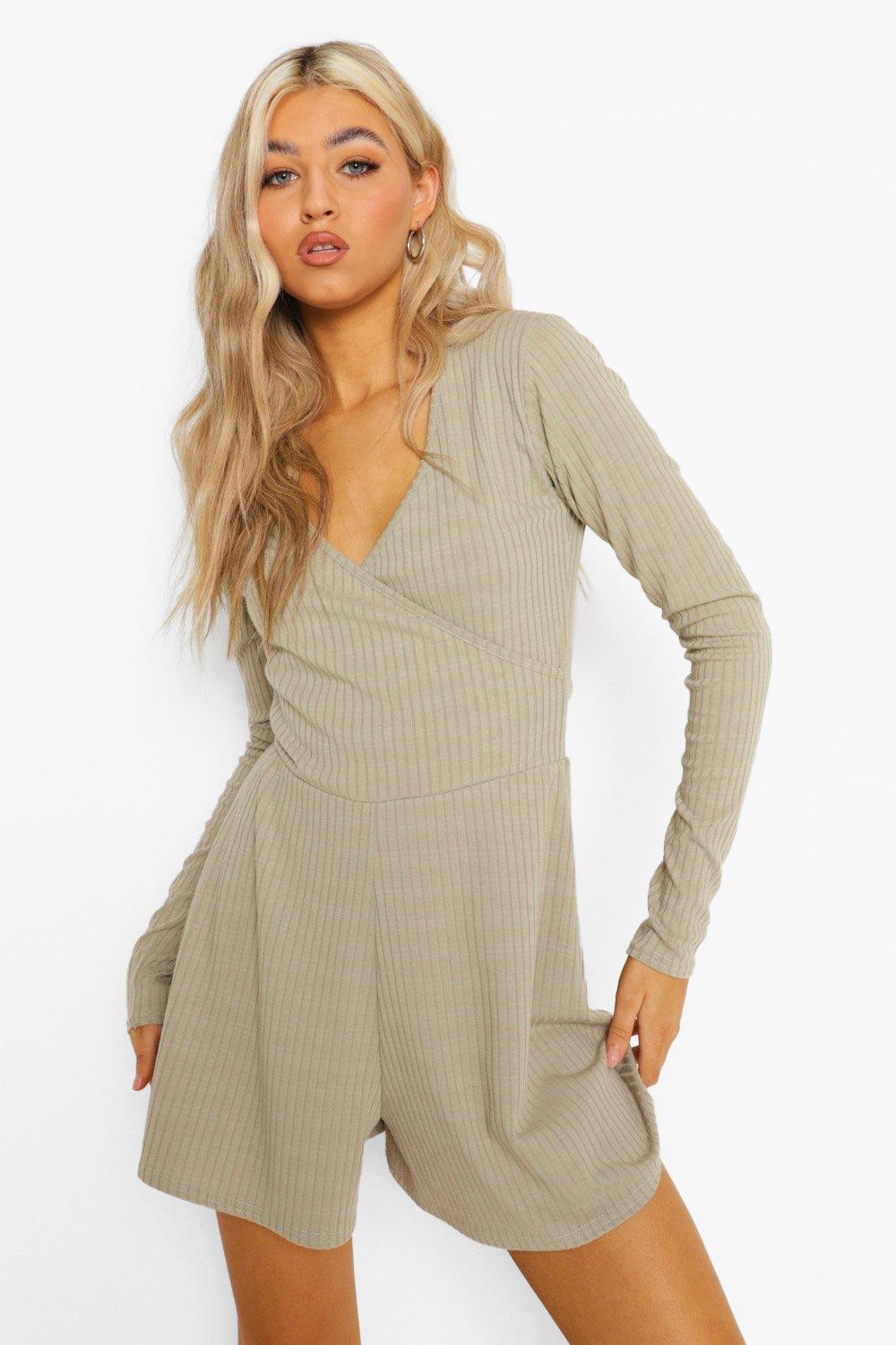 wrapover playsuit