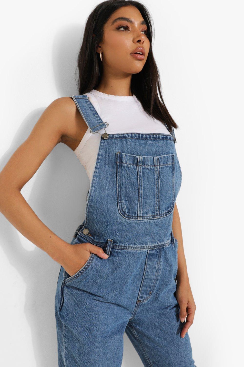 Boyfriend Denim Dungarees