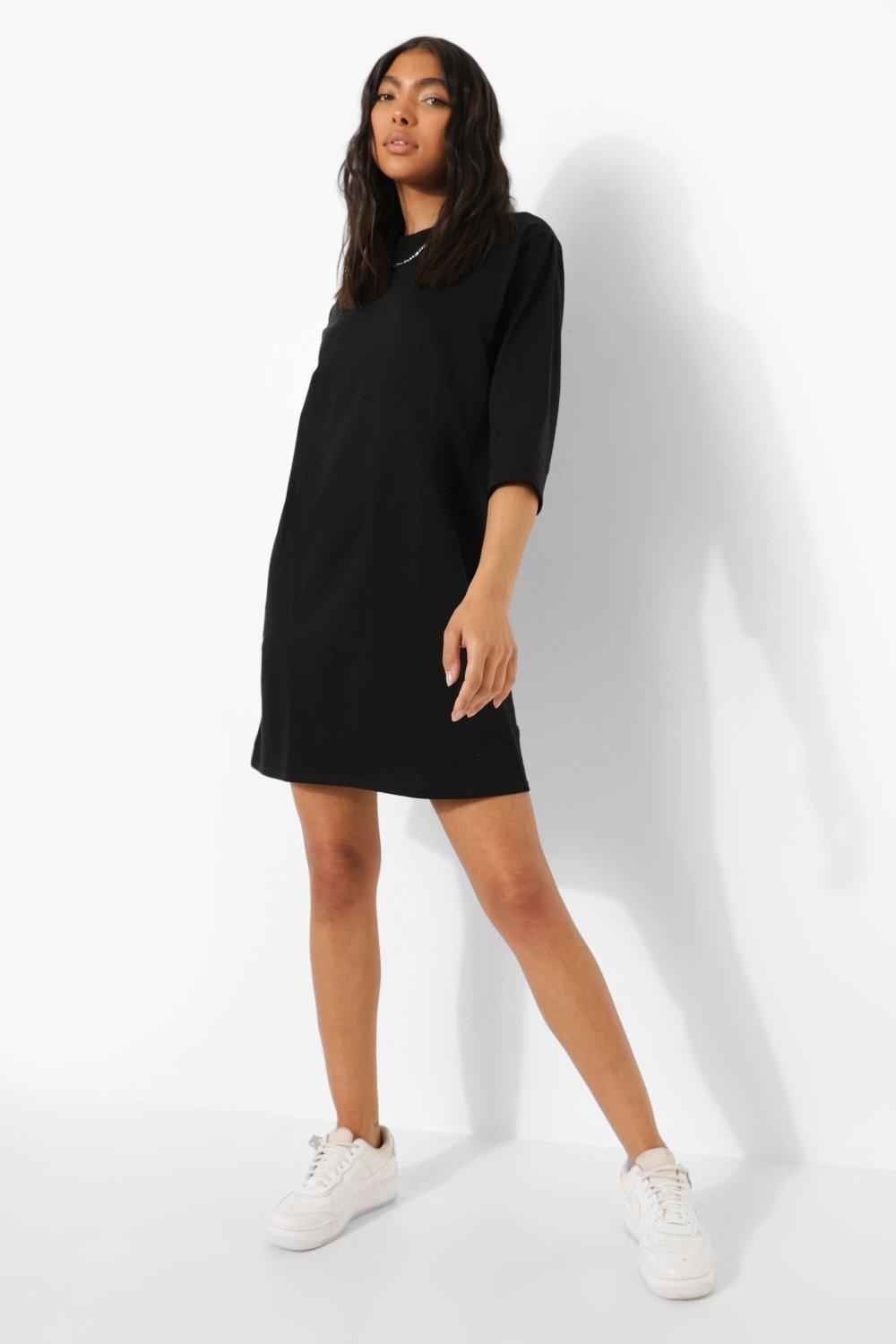 Oversized t shirt dress 2024 boohoo