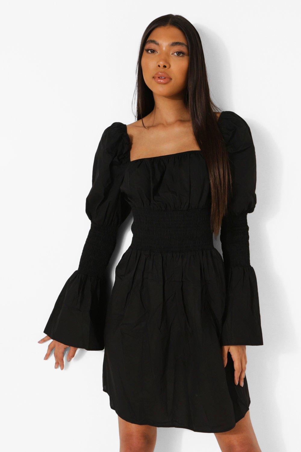 Ruffle Hem And Sleeve Maxi Dress