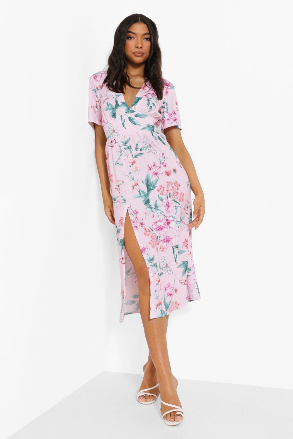 butterfly floral dress