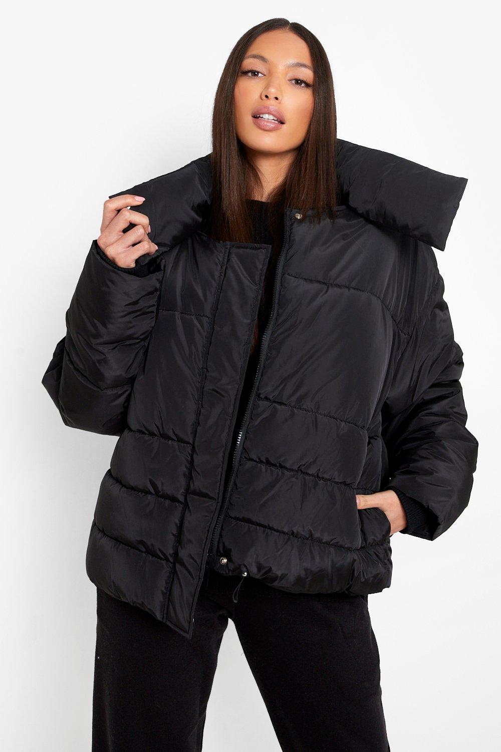 High collar hot sale puffer jacket