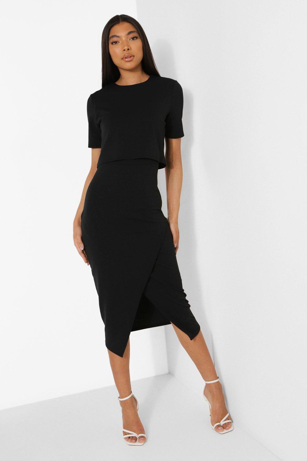 Boohoo wiggle outlet dress