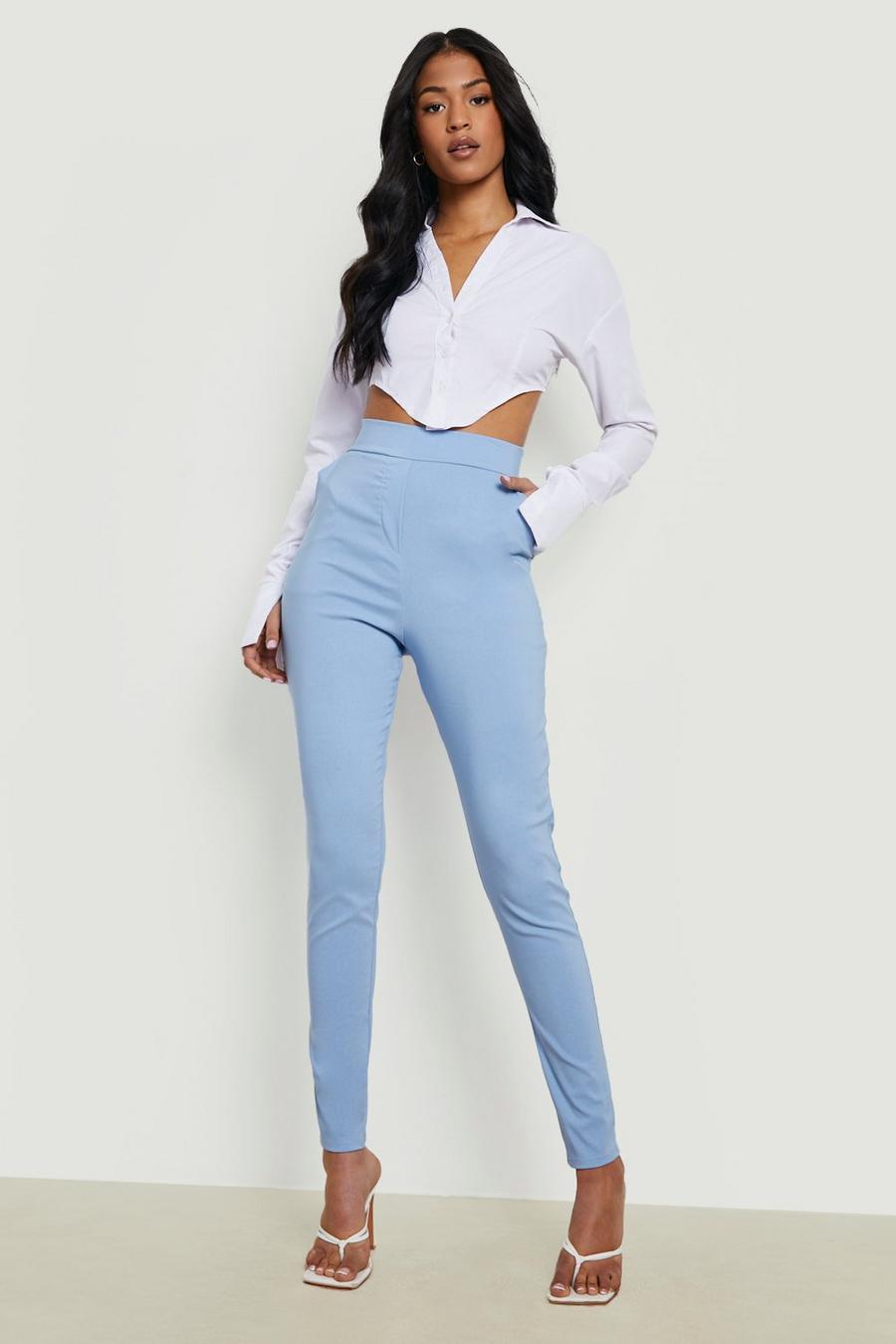 Sky blue Tall Stretch Tapered Pants image number 1