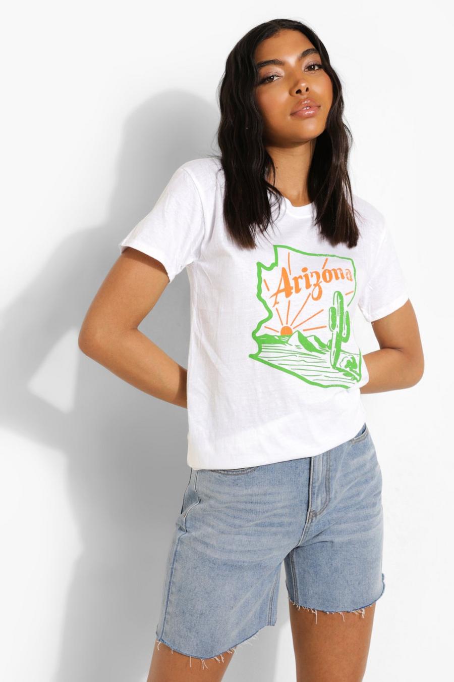 Tall - T-shirt Arizona, White image number 1