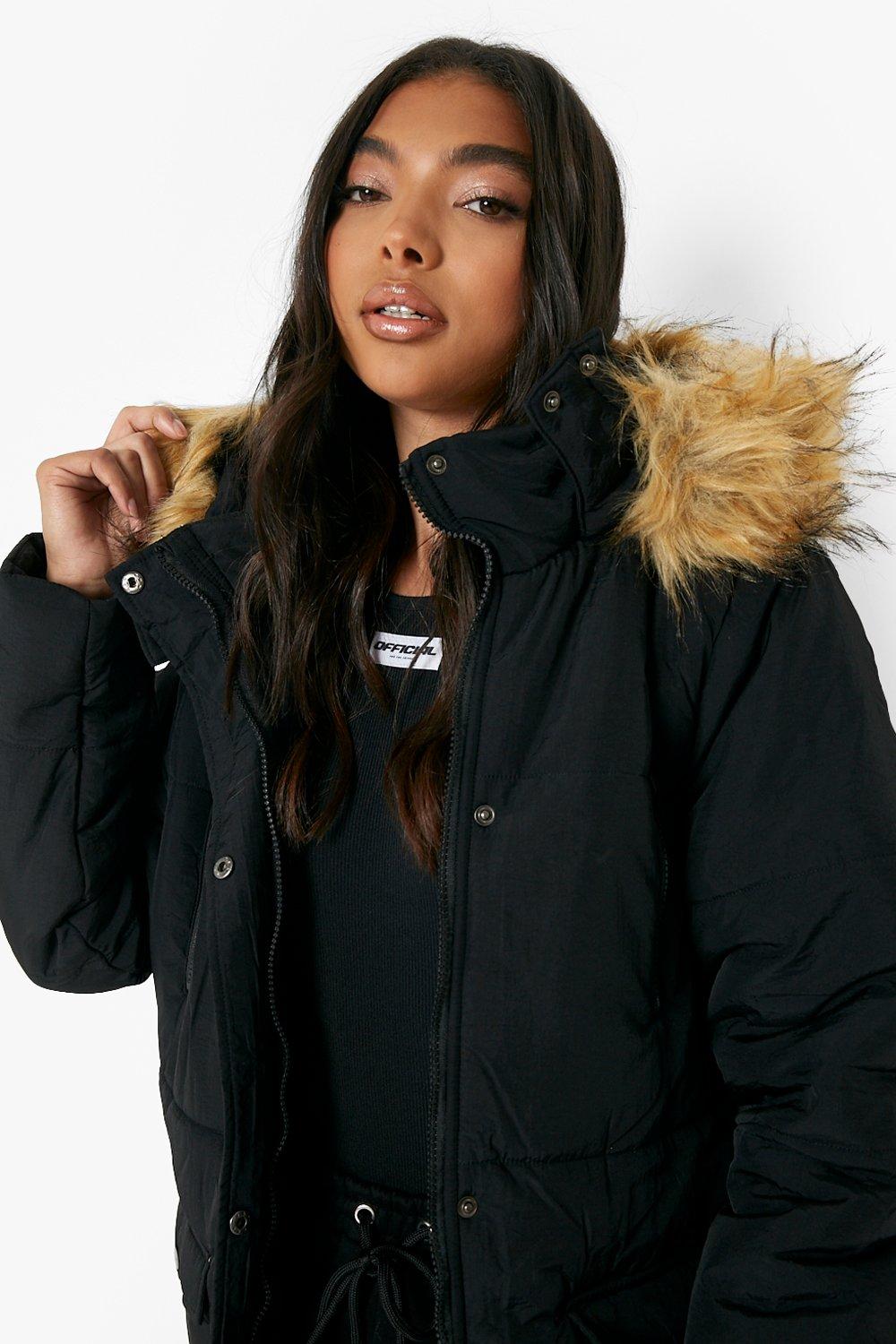 Womens tall parka store coat